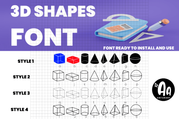Abcd Ref 3d Shapes: A Dynamic Display Font for Visual Campaigns