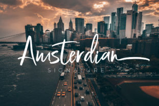 Amsterdian: A Handwritten Font for Editorial Design