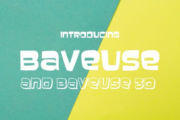 Baveuse Font Review: A Bold Display Choice for Branding