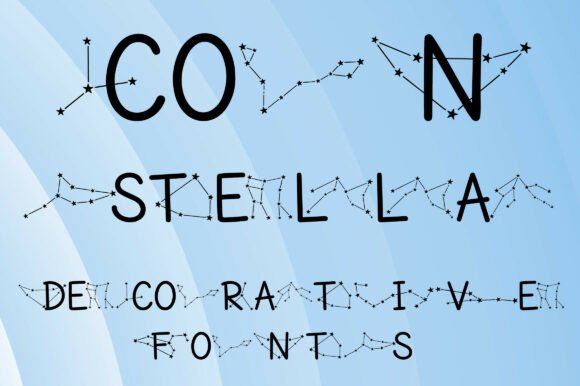 Beautiful Constella: A Whimsical Display Font for Web Design
