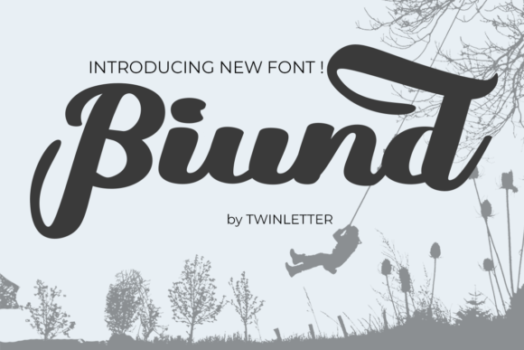 Biund: A Distinct Script Font for Modern Web Design