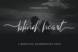 Blind Heart Font: A Rustic Script for Handmade Brands