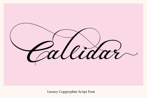 Callidar: The Script Font That Elevates Small Business Branding