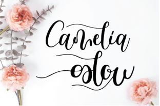 Camelia Glow: A Living Script Font for Web Design