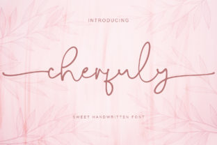 Elevate Web Design with the Cherfuly Script Typeface