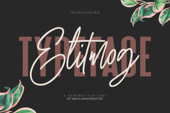 Elitmog: The Script Font That Elevates Your Brand Identity