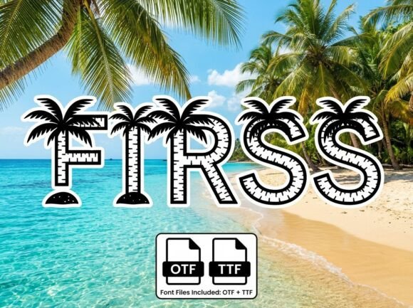 Firss Typeface Review: A Coastal Display Font for Branding