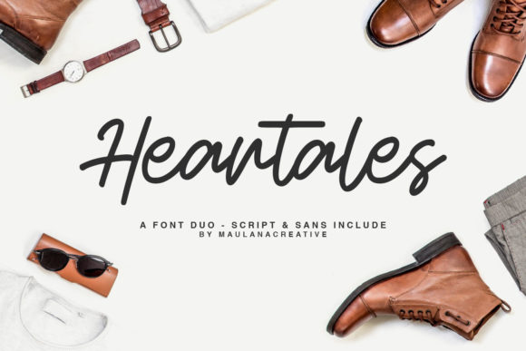 Heartales: A Handwritten Script Font for Makers