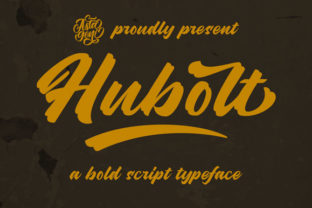 Hubolt: A Fun Script Typeface for Modern Branding