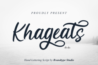 Khageats: A Charming Script Font for Handmade Brands