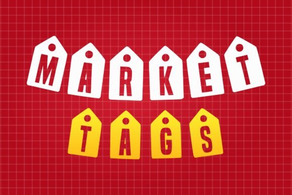Market Tags: The Playful Font That Elevates Small Business Branding