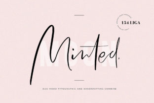 Minted: A Charming Script Font for Editorial Design