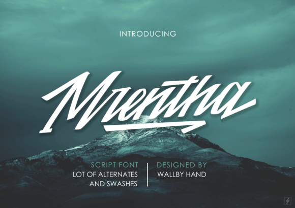 Mrentha: The Script Font That Elevates Your Campaigns
