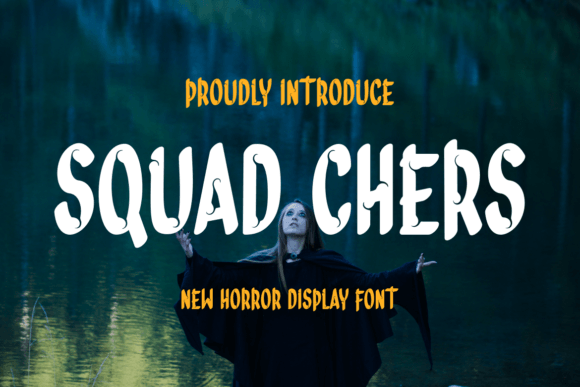 Squad Chers: A Bold Display Font for Modern Web Design