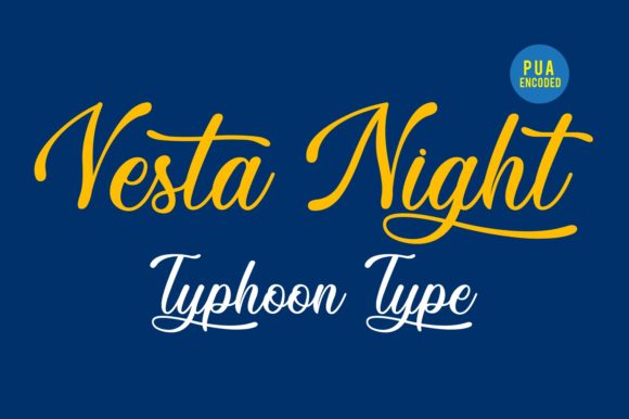 Vesta Night: The Perfect Script Font for Handmade Brands