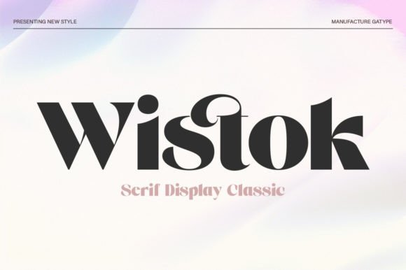 Wistok: A Premium Serif Font for Editorial Design