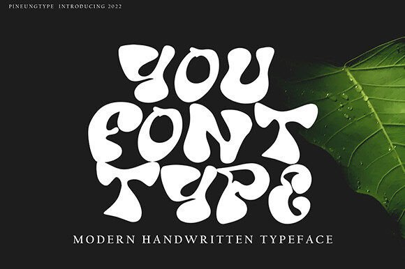 You Fontype: The Playful Typeface for Crafters